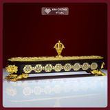  Lư Xông Đồng Cao Cấp- Lư Xông Khói Cúng Dường Mật Tông [Kim Cương Hỷ Lạc] Lư Xông Khắc Bát Cát Tường 