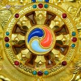  Thất Bảo Hợp Nhất Đồ Thờ Cúng Mật Tông[ Kim Cương Hỷ Lạc] Hợp Kim 