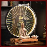  Tượng Phật Quan Âm Bồ Tát [Kim Cương Hỷ Lạc] Gốm Tử Sa Cao Cấp Decor Trang Trí Nhà Cửa Phong Thủy 