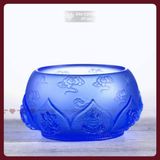  Lư Cắm Nhang Lưu Ly, Lư Cắm Hương Cao Cấp [Kim Cương Hỷ Lạc] Bát Nhang Lưu Ly, Lư Cắm Nhang Bàn Thờ 