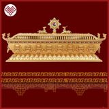  Lư Xông Trầm Bát Cát Tường Mật Tông [Kim Cương Hỷ Lạc] Đồng 