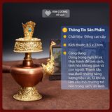  Bình Sái Tịnh Mật Tông [Kim Cương Hỷ Lạc] - Chất Liệu Đồng Vẽ Màu Kích Thước 23cm 