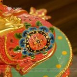  Tượng Thích Ca Mật Tông [Kim Cương Hỷ Lạc] Đồng Vẽ Màu 