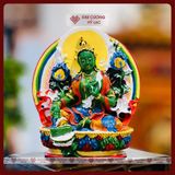  Tượng Phật Mật Tông, Tượng Bổn Tôn Vẽ Màu [Kim Cương Hỷ Lạc] Cỡ 14 Cm 