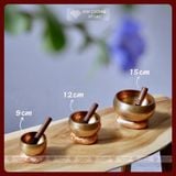  Chuông Xoay Nepal, Chuông Đồng Tụng Kinh [Kim Cương Hỷ Lạc] Chất Liệu Cao Cấp, Âm Thanh Trong Trẻo 