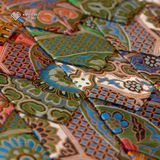  Rèm Quây 5 Tầng Trang Trí Bàn Thờ Mật Tông [Kim Cương Hỷ Lạc] Gấm 