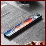  Đế Cắm Nhang- Khay Cắm Nhang Gốm Sứ [Kim Cương Hỷ Lạc] Khay Cắm Nhang Trầm Hương Nhiều Họa Tiết 