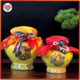  Bảo Bình Hoàng Thần Tài Mật Tông [Kim Cương Hỷ Lạc] Tu Viên KumBum Tây Tạng 