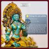  Tượng Tara Xanh Đồng Vẽ Màu Cao Cấp [Kim Cương Hỷ Lạc] Diện Tượng Cực Đẹp - Nhiều Kích Thước 