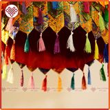  Lọng Gấm [Kim Cương Hỷ Lạc] Bát Cát Tường 