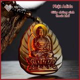  Dây Chuyền Mặt Phật Mật Tông [Kim Cương Hỷ Lạc] Lưu Ly 