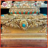  Tượng Quan Âm Tứ Thủ Mật Tông [Kim Cương Hỷ Lạc] Nepal 