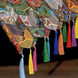  Rèm Quây 5 Tầng Trang Trí Bàn Thờ Mật Tông [Kim Cương Hỷ Lạc] Gấm 