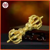  Chuông Cầm Tay Mật Tông [Kim Cương Hỷ Lạc] 9 Chấu Mạ Bạc 