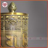  Kinh Luân Xoay Kinh Luân Điện Vạn Phúc [Kim Cương Hỷ Lạc] Đồ Thờ Mật Tông 158Cm 