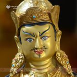  Tượng Liên Hoa Sanh Mật Tông [Kim Cương Hỷ Lạc] Nepal Đồng 