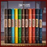  Nhang Trầm Hương Không Tăm [Kim Cương Hỷ Lạc] Bộ 11 Ống Nhang Trầm Hương, Thơm Dịu Nhẹ Tự Nhiên 100% 