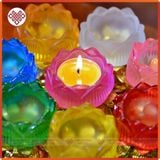  Chân Đèn Đồ Thờ Cúng [Kim Cương Hỷ Lạc] Lưu Ly Đế Hợp Kim 