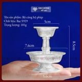  Bộ Cúng Hộ Pháp Cúng Dường Mật Tông [Kim Cương Hỷ Lạc] Chất Liệu Bạc S929 Cao Cấp 