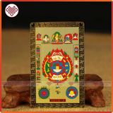  Thẻ Đồng Phong Thủy Các Vị Phật Mật Tông [Kim Cương Hỷ Lạc] Chiêu Tài Lôc, Cầu Bình An, May Mắn 