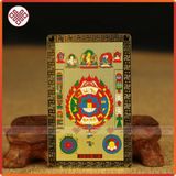  Thẻ Đồng Phong Thủy Các Vị Phật Mật Tông [Kim Cương Hỷ Lạc] Chiêu Tài Lôc, Cầu Bình An, May Mắn 
