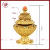  Bảo Bình Mật Tông [Kim Cương Hỷ Lạc] Đồng Mạ Vàng 