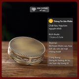  Đế Để Tượng Phật - Đôn Tượng Phật- Vật Phẩm Phong Thủy Mật Tông [Kim Cương Hỷ Lạc] Hợp Kim 