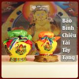 Bảo Bình Hoàng Thần Tài Mật Tông [Kim Cương Hỷ Lạc] Tu Viên KumBum Tây Tạng 