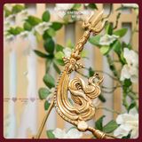  Tượng Liên Hoa Sinh Đồng Mạ Vàng Nepal 47cm [Kim Cương Hỷ Lạc] Tượng Đồng Nepal Hiếm Có 