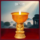  Chân Đèn Thắp Sáng Bàn Thờ [Kim Cương Hỷ Lạc] Chân Đèn LED Cúng Dường Sạc Pin Nhiều Kích Thước 