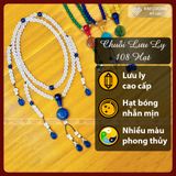  Chuỗi Niệm Phật Lưu Ly 108 Hạt, Vòng Chuỗi Đeo Tay [Kim Cương Hỷ Lạc] Nhiều Màu Phong Thủy - 8mm 
