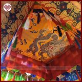  Lọng - Bảo Cái Vuông Trang Trí Gian Thờ Mật Tông [Kim Cương Hỷ Lạc] Hình Rộng 100X100Cm 