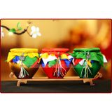  Bảo Bình Chiêu Tài Thỉnh Từ Tu Viện Shenchen Mật Tông [Kim Cương Hỷ Lạc] 3 Màu Sắc Tài Lộc 