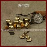  Chuông Gió Phong Thủy, Chuông Gió Nhiều Tầng [Kim Cương Hỷ Lạc] Chuông 2 Tầng Âm Thanh Dễ Chịu 