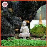  Tượng Phật Decor Trang Trí Ngoài Trời [Kim Cương Hỷ Lạc] 17Cm 