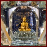  Tháp Xá Lợi Thủy Tinh [Kim Cương Hỷ Lạc] Cao 42Cm 