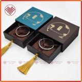  Hộp Gấm Quà Tặng Đựng Đồ Phong Thuỷ May Mắn [Kim Cương Hỷ Lạc] 