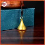  Vỏ Kinh Luân Cầm Tay [Kim Cương Hỷ Lạc] Gỗ Đàn Hương Đỏ 20Cm 