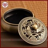  Lư Hương Đốt Trầm Lư Xông Trầm Đồ Thờ Cúng Trang Trí Bàn Thờ Mật Tông [Kim Cương Hỷ Lạc] 