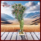  Lông Công Tự Nhiên, Lông Công Phong Thủy [Kim Cương Hỷ Lạc] Nhiều Kích Thước Cầu Tài Lộc 