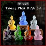  Tượng Phật Dược Sư, Tượng Phật Mini, Tượng Trang Trí [Kim Cương Hỷ Lạc] 13cm - 19cm - 32cm 
