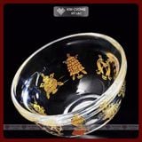  Chén Pha Lê Cúng Nước, Bát Cúng Phật Bát Cát Tường [Kim Cương Hỷ Lạc] Pha Lê Cao Cấp 