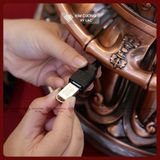  Kinh Luân Liên Hoa Đại Luân Kinh Luân Xoay [Kim Cương Hỷ Lạc] Đồ Thờ Mật Tông 70cm 