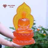  Tượng Tam Thế Phật Dược Sư, A Di Đà, Thích Ca Mật Tông [Kim Cương Hỷ Lạc] 30Cm 