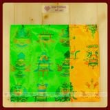  Khăn Khata Cúng Dường Tây Tạng, Khăn Ban Phước Mật Tông [Kim Cương Hỷ Lạc] Vẽ Màu 150cm 