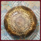  Chuông Xoay Thủ Công Nepal - Chuông Xoay Họa Tiết Hình Phật [Kim Cương Hỷ Lạc] Chuông Xoay Tây Tạng 