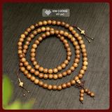  Chuỗi Vòng Gỗ Có Túc Số, Chuỗi 108 Hạt, Vòng Tay Phong Thủy [Kim Cương Hỷ Lạc] Gỗ Tự Nhiên 6 - 8mm 