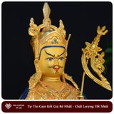  Tượng Phật Liên Hoa Sanh Mật Tông [Kim Cương Hỷ Lạc] Đồng Nepal 33 Cm 