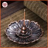  Lư Xông Trầm - Lư Đốt Hương Trầm Mật Tông [Kim Cương Hỷ Lạc] Hình Hoa Sen Cổ Điển Mẫu Mới Loại Mới 