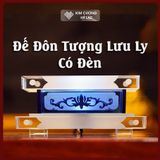  Đế Tượng Lưu Ly Có Đèn [Kim Cương Hỷ Lạc] Đôn Tượng Lưu Ly Có Kèm Đèn, Nhiều Màu 